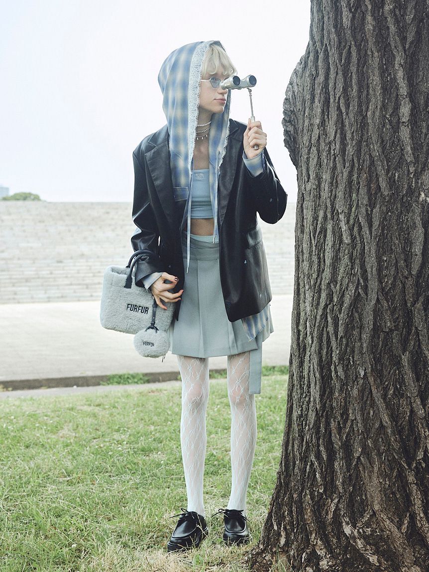 FURFUR「ロゴ刺繍バンドゥブラトップ」|インナー|