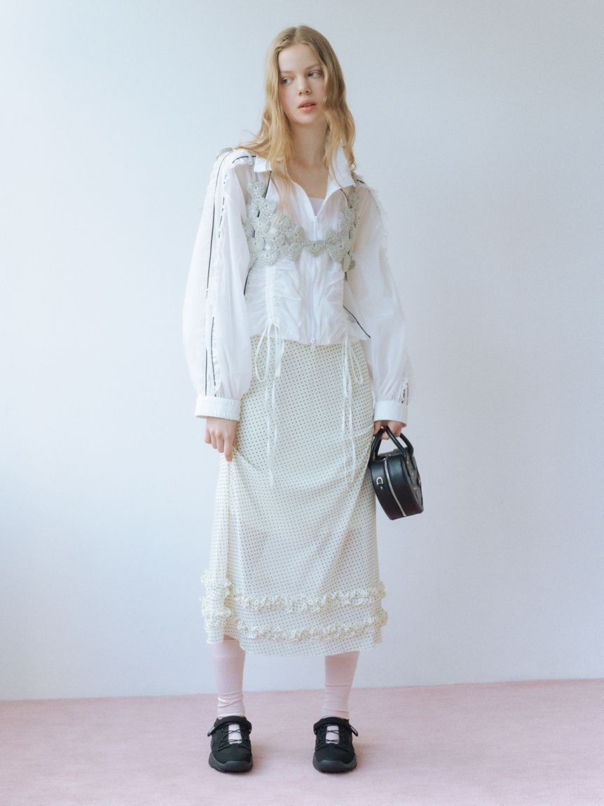 FURFUR「ロゴ刺繍バンドゥブラトップ」|インナー|