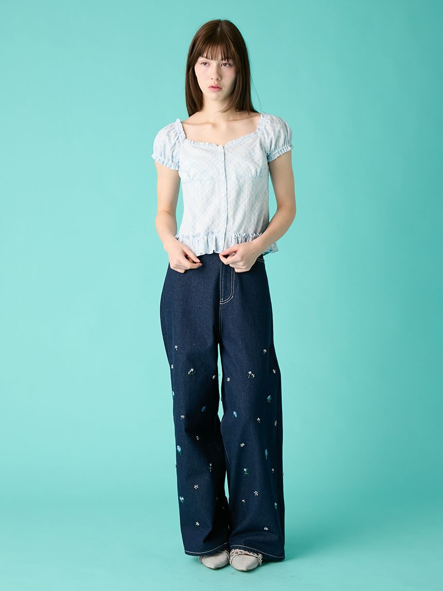 FURFUR「コンパクトチェックブラウス」|シャツ・ブラウス|