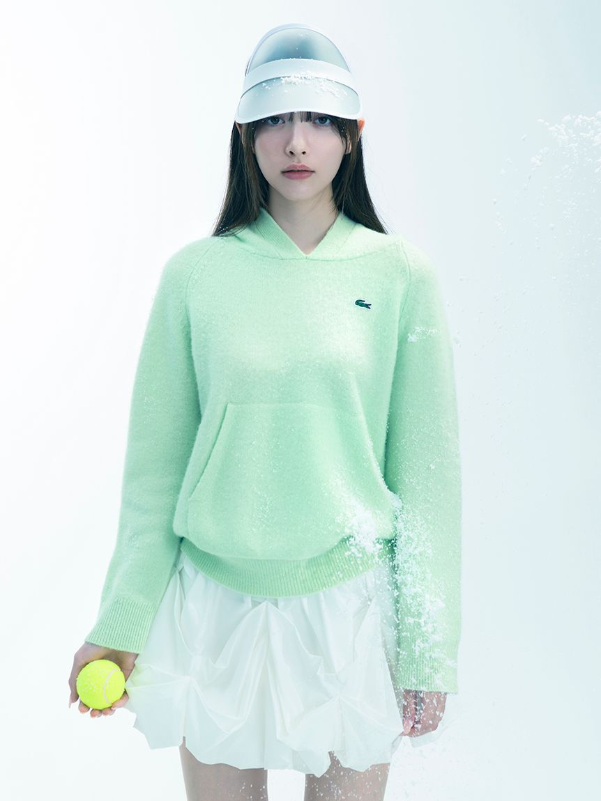 SNIDEL「LACOSTE/ニットフーディー」|ニット・セーター|MNT