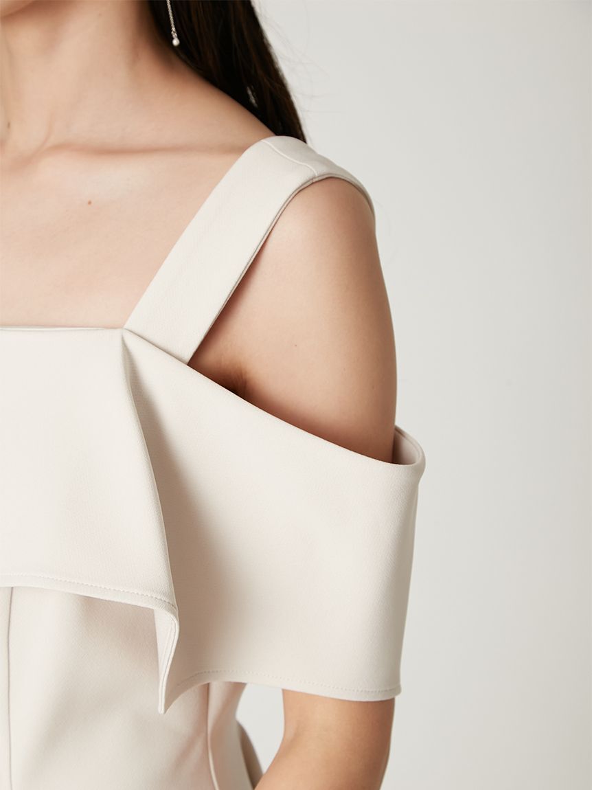 FRAY I.D「オフショルペプラムトップス」|Tシャツ・カットソー|