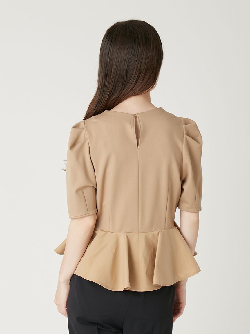 FRAY I.D「ドッキングペプラムカットソー」|Tシャツ・カットソー|