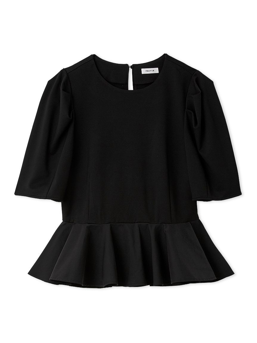 FRAY I.D「ドッキングペプラムカットソー」|Tシャツ・カットソー|