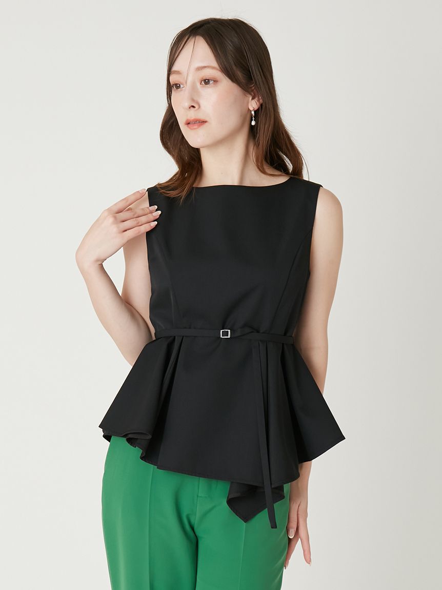 FRAY I.D「アシメペプラムチュニック」|シャツ・ブラウス|