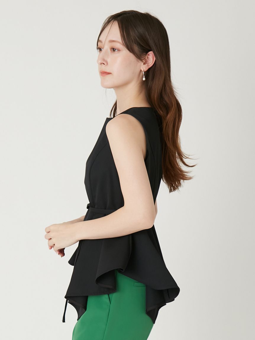 FRAY I.D「アシメペプラムチュニック」|シャツ・ブラウス|