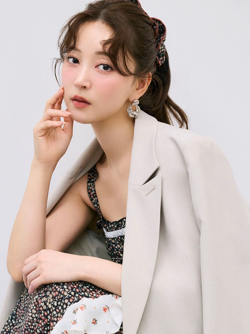 FRAY I.D「【FRAY I.D MADE WITH LIBERTY FABRIC】フリルリボンシュシュ」|ヘアバンド|