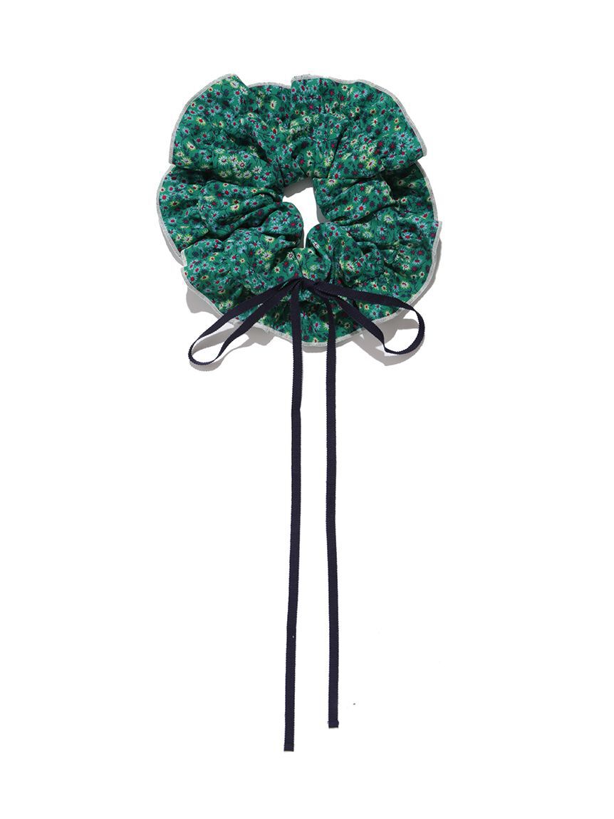 FRAY I.D「【FRAY I.D MADE WITH LIBERTY FABRIC】フリルリボンシュシュ」|ヘアバンド|GRN