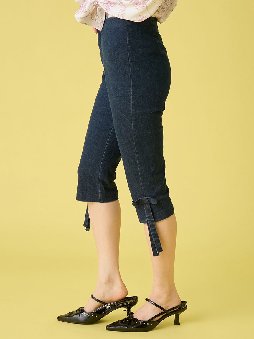 LILY BROWN「サイドリボンカプリパンツ」|その他|