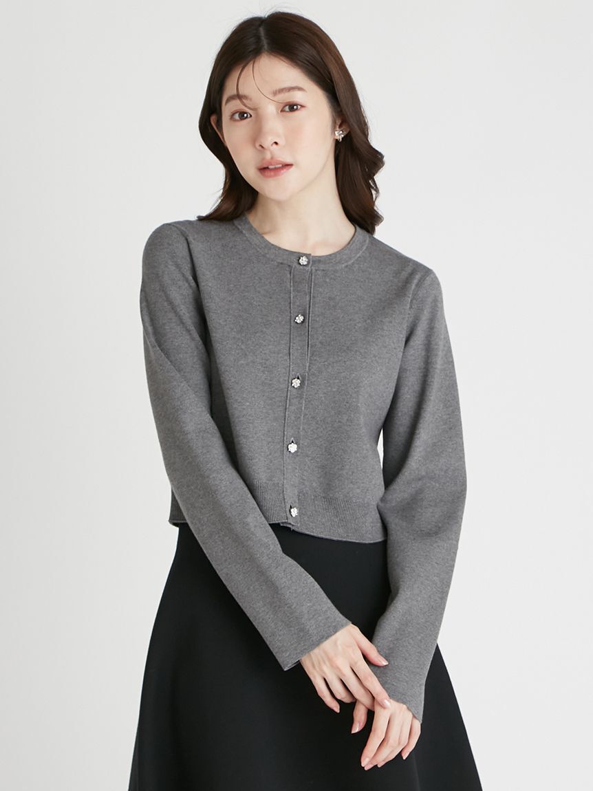 CELFORD「デタッチャブル総針カーディガン」|カーディガン|