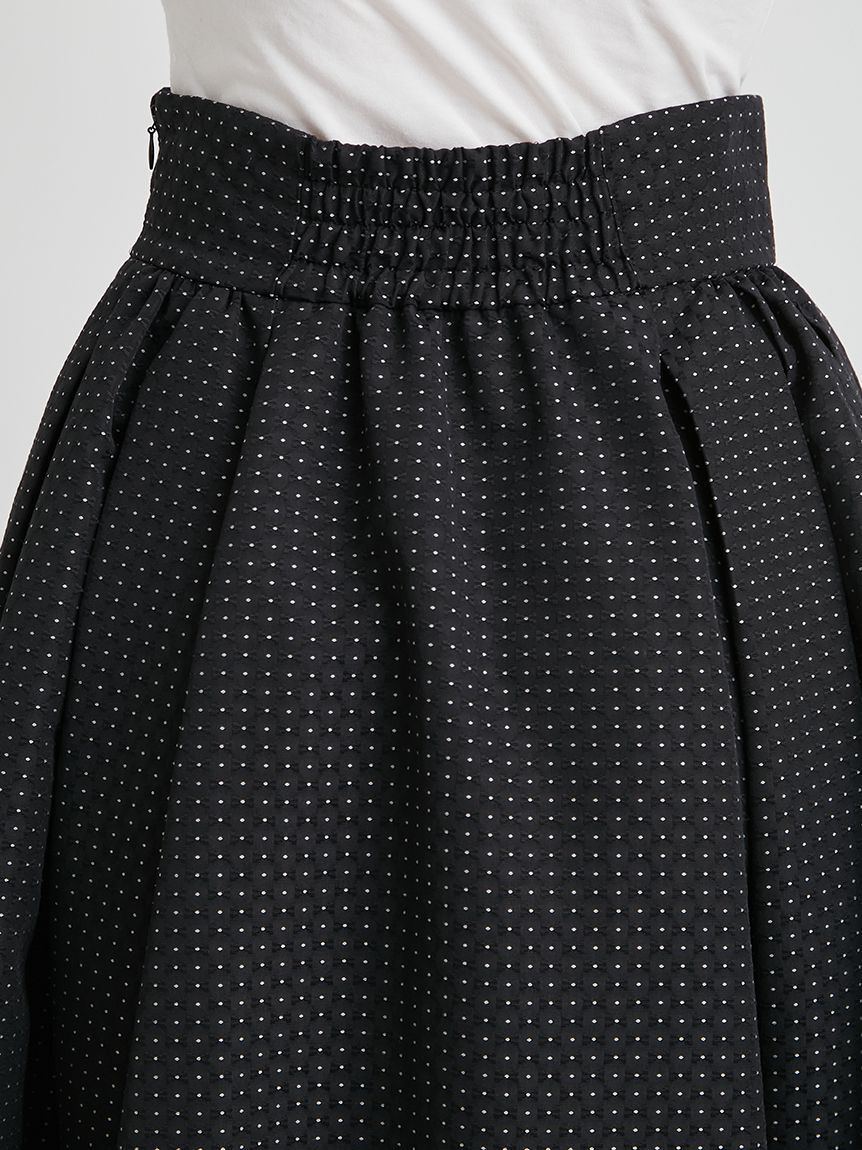 CELFORD「【洗える】ジャガードタックフレアスカート」|スカート|