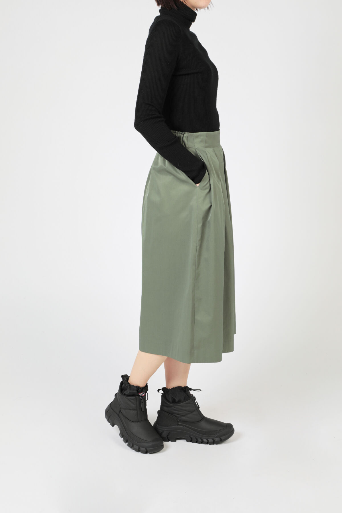 HUNTER「レディース イントレピッド ジップ アンクル スノーブーツ」|ショートブーツ|