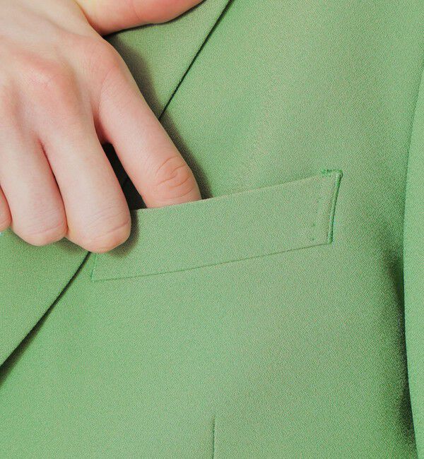  「カラージョーゼットジャケット」|テーラードジャケット|