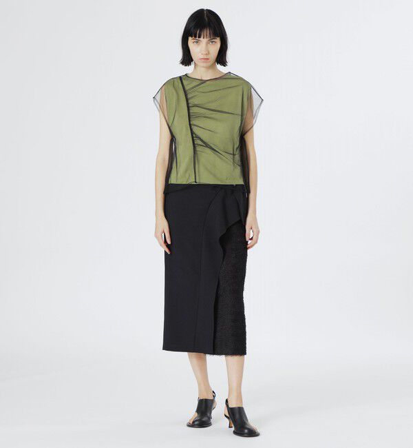  「オーガンジーセットカットソー」|Tシャツ・カットソー|