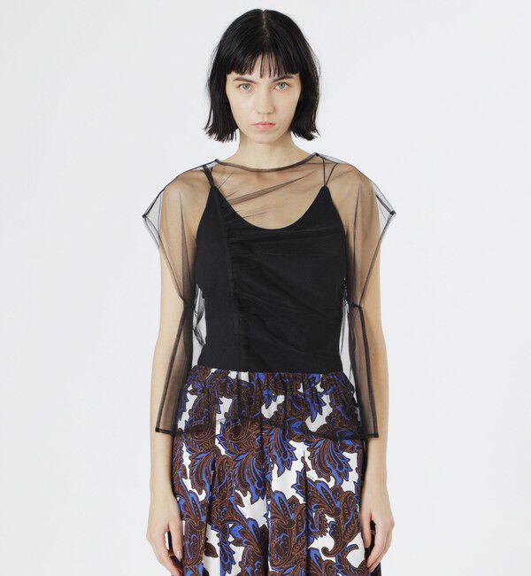  「オーガンジーセットカットソー」|Tシャツ・カットソー|