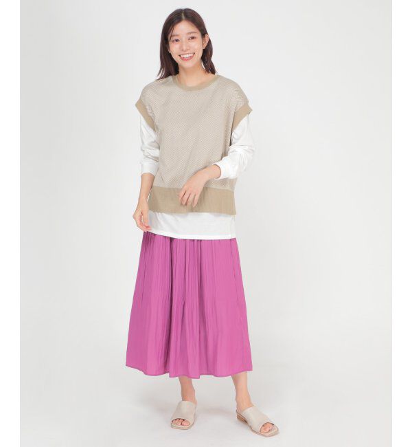 ikka「ニットベストアンサンブル」|ニット・セーター|