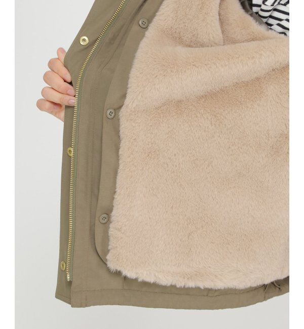 ikka「ボアライナー3WAYマウンテンパーカー」|ブルゾン・スタジャン|