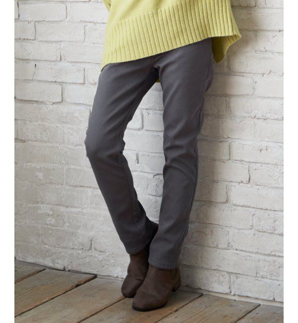 ikka「【雑誌InRed12月号掲載】ボンディングスキニーパンツ」|その他|チャコール