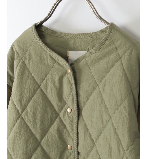 ikka kids「【親子おそろい】切り替えキルトハーフコート（120~160cm）」|その他|