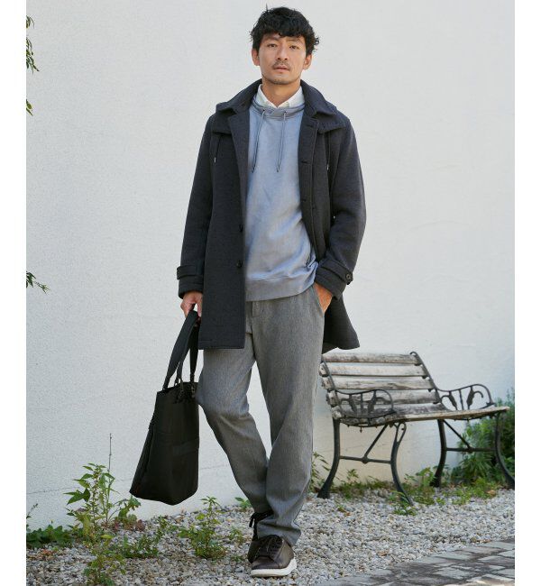 IKKA LOUNGE「ウールライクニットステンカラーコート」|その他|