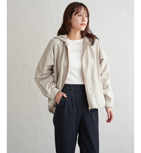 ikka「【雑誌InRed4月号掲載】撥水花粉リリース2WAYマウンテンパーカー【親子コーデ】」|ブルゾン・スタジャン|