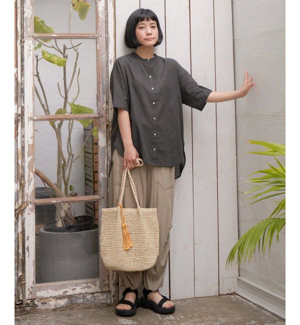 Lbc with Life「タッセルペーパートート」|その他|