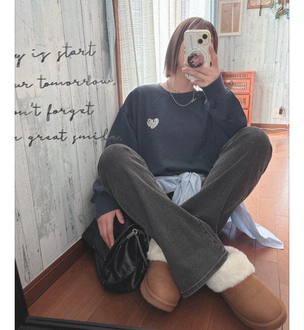 VENCE share style「ハートスウェット」|スウェット・ジャージ|