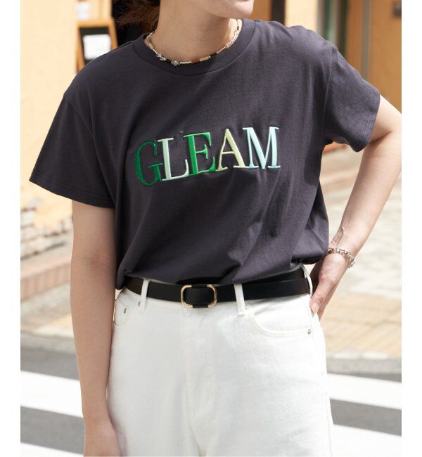 VENCE share style「ＧＬＥＡＭシシュウロゴＴ」|Tシャツ・カットソー|