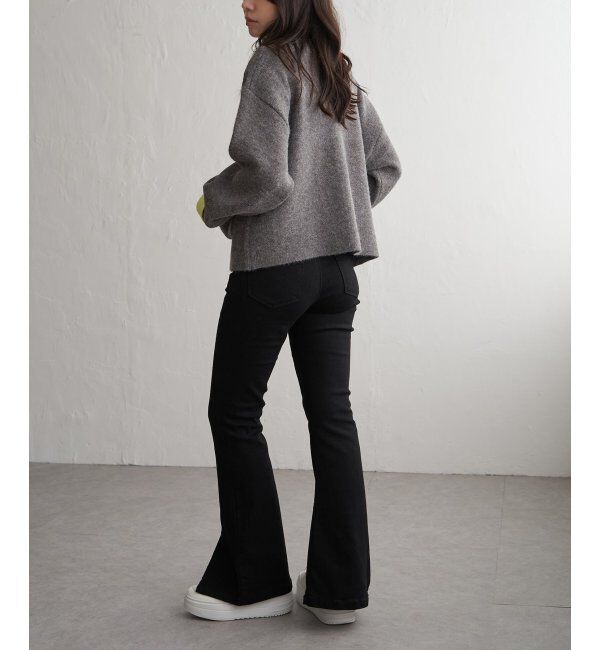 VENCE share style「アルパカタッチ配色カーディガン」|カーディガン|