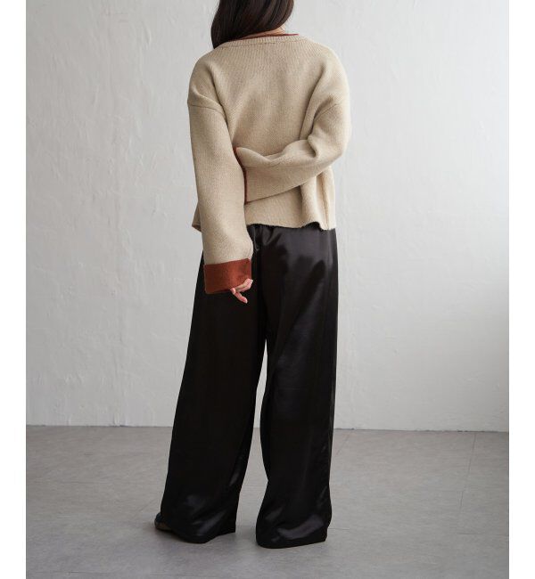 VENCE share style「アルパカタッチ配色カーディガン」|カーディガン|