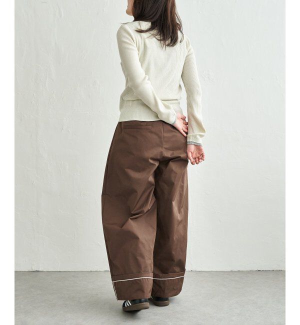 VENCE share style「ツイルタックパンツ」|デニム|