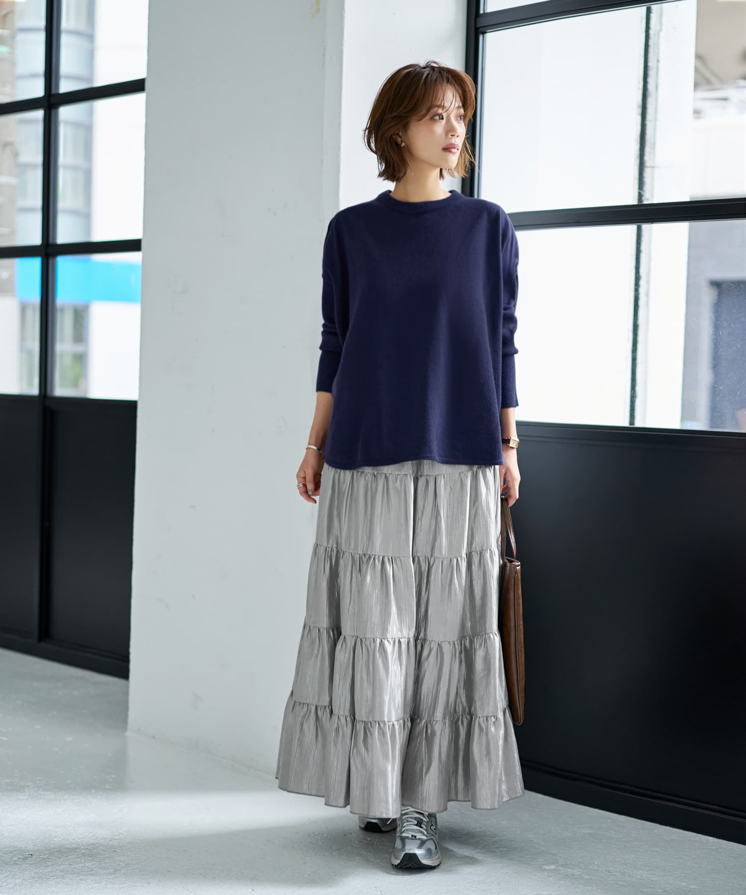 STYLE DELI「５段ティアードシワ加工グロウスカート」|スカート|