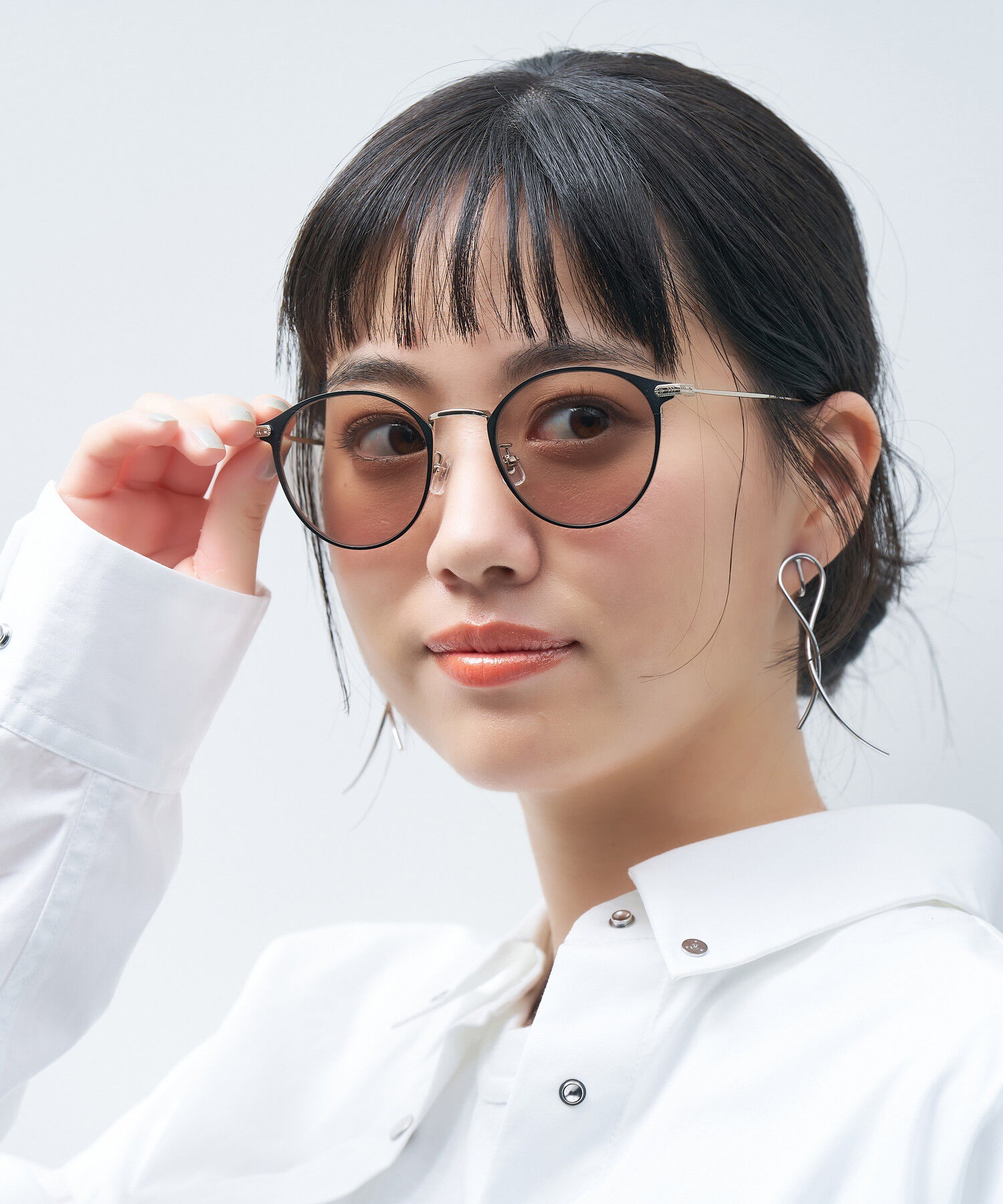  「Zoff | UNITED ARROWS ボストン型 サングラス メタル チタン 軽量 UVカット ユナイテッドアローズ」|サングラス|