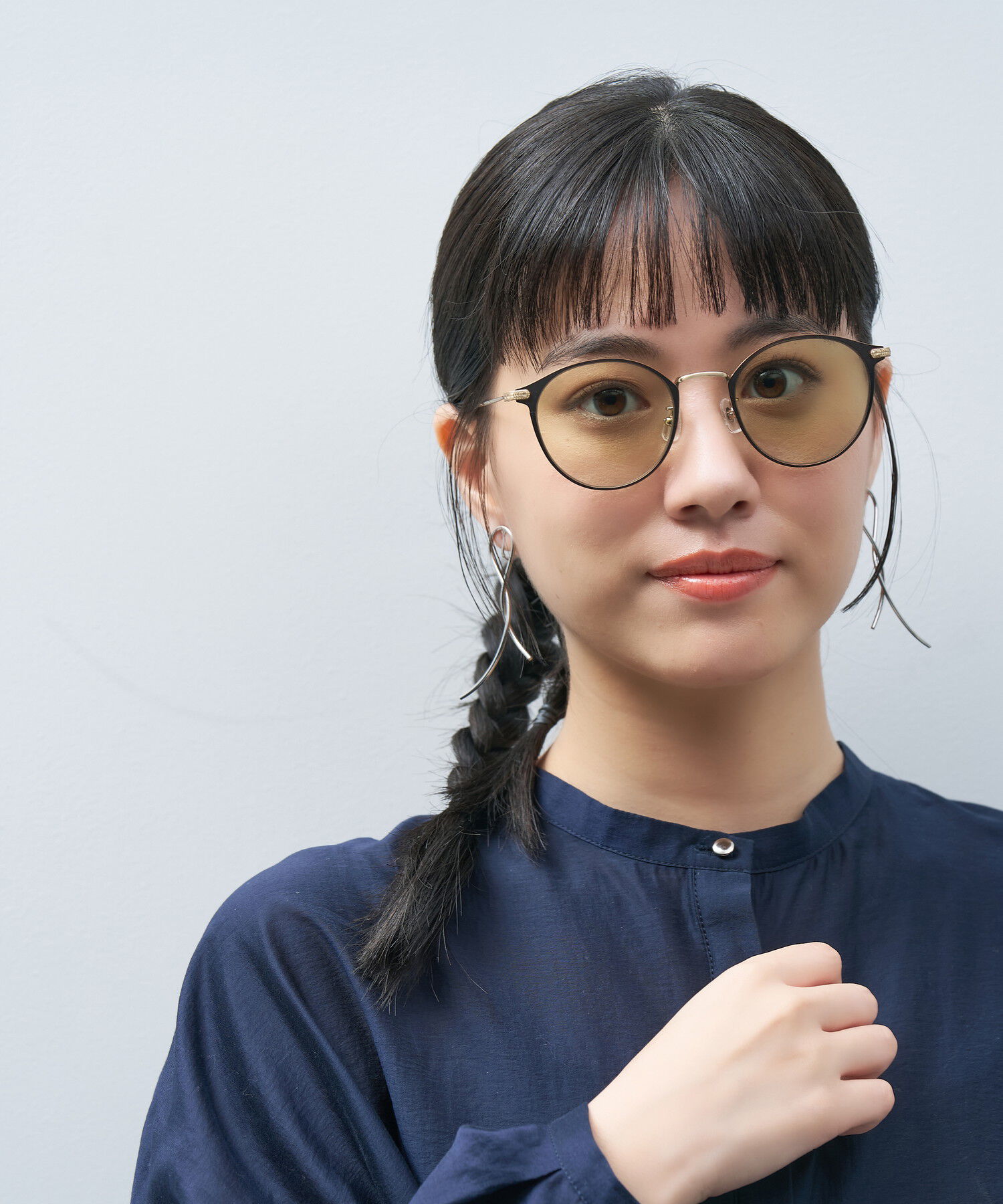  「Zoff | UNITED ARROWS ボストン型 サングラス メタル チタン 軽量 UVカット ユナイテッドアローズ」|サングラス|