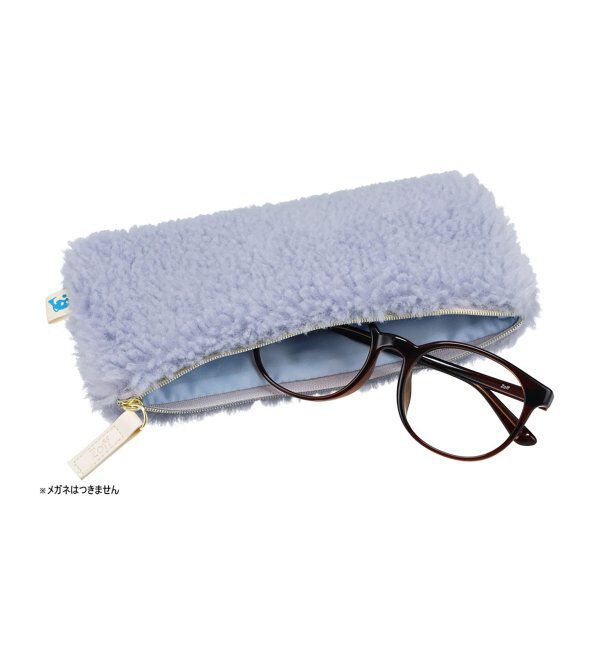  「ボアポーチ｜メガネ・サングラスケース｜もこもこ 化粧ポーチ｜ギフト」|サングラス|