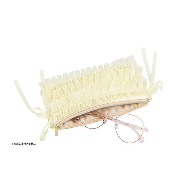  「メガネケース｜メガネケース サングラスケース リボン フリル ポーチ｜Zoff｜」|サングラス|