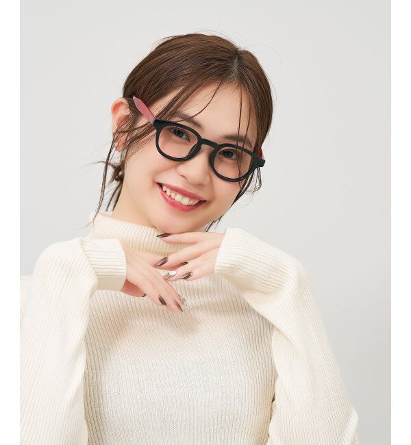  「Zoff｜FRUITS ZIPPER メガネ | フルーツジッパー グッズ 眼鏡 伊達メガネ レンズ交換券付」|メガネ|