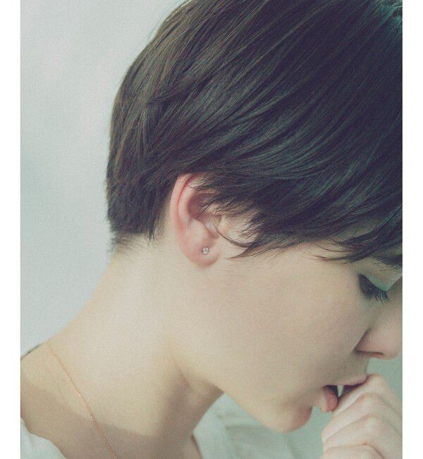 ete「K18 ダイヤモンド 0.2ct ピアス「ブライト」」|ピアス|