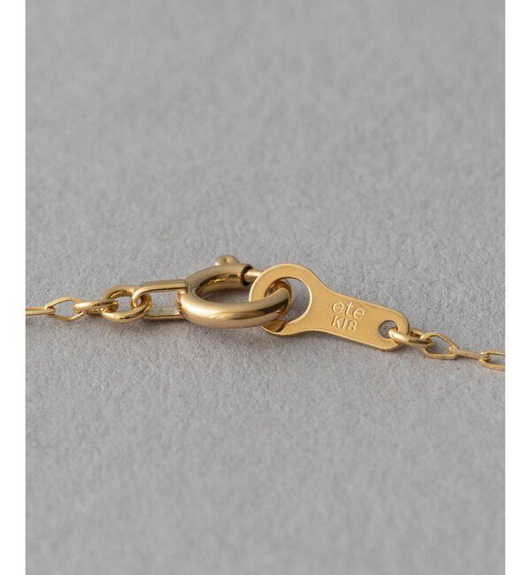 ete「[レイヤード] K18YG ダイヤモンド ネックレス」|ネックレス|