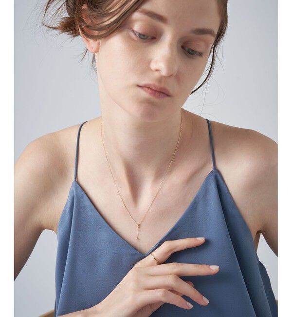 ete「[レイヤード] K18YG ダイヤモンド ネックレス」|ネックレス|