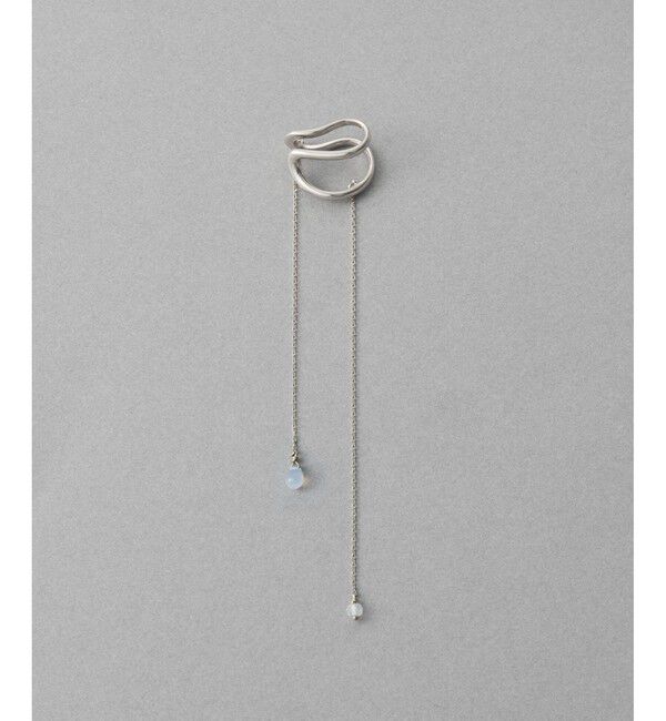 ete「[アシンメトリー] ナチュラルストーン イヤーカフ」|イヤーカフ|A