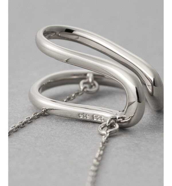 ete「[アシンメトリー] ナチュラルストーン イヤーカフ」|イヤーカフ|