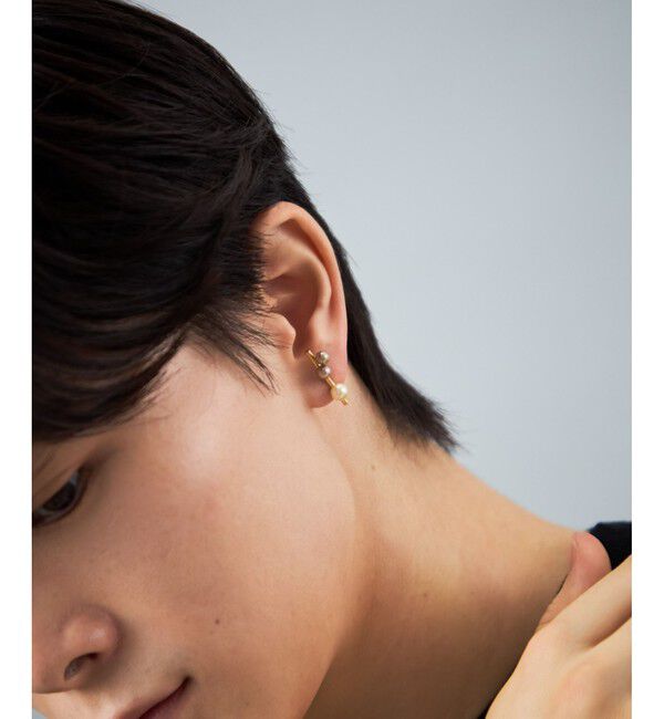 Jouete「ピアス カラーパール アシンメトリー」|ピアス|