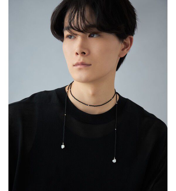 Jouete「[ラリエット] パール&times;ビーズ」|ネックレス|