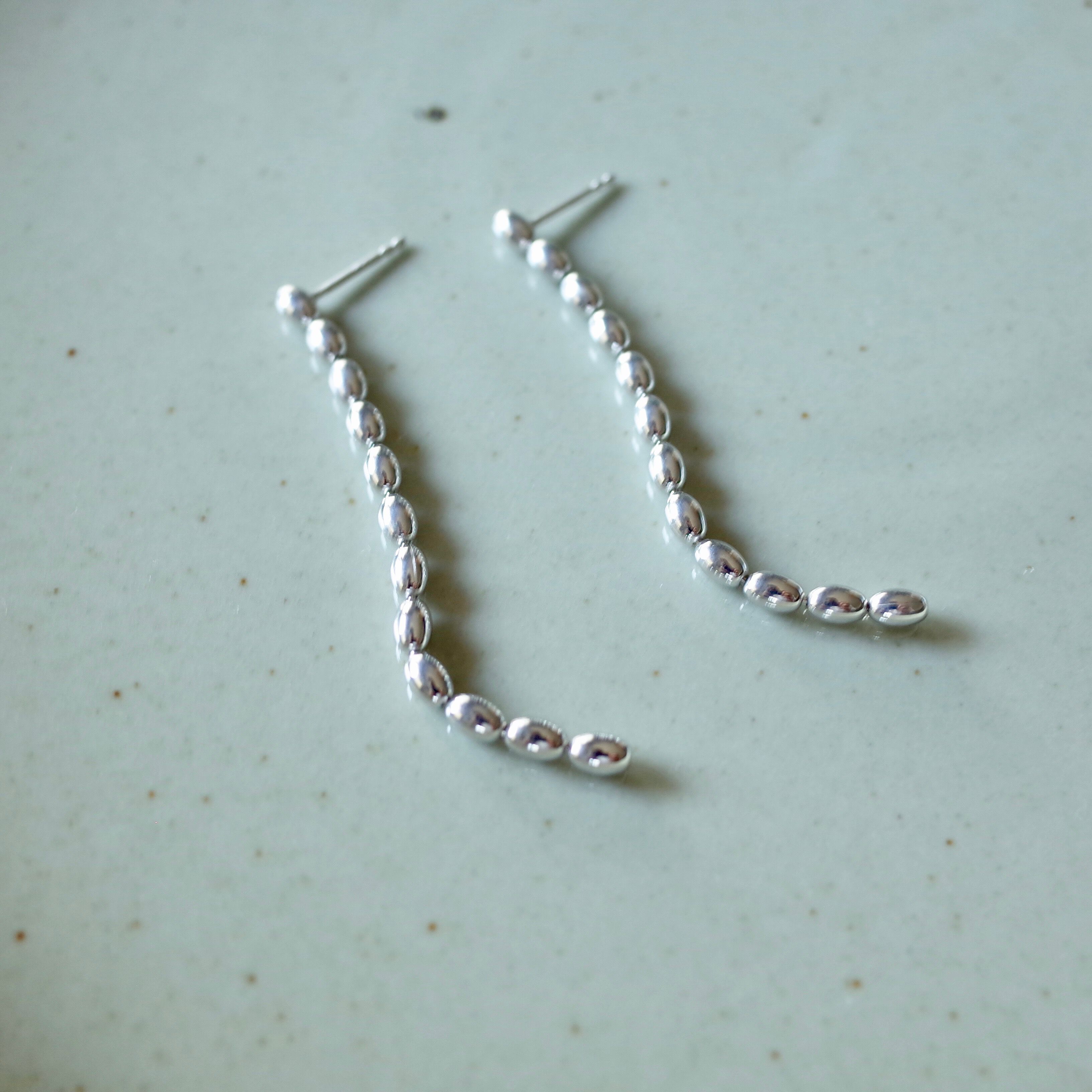 warmth「Rice Chain Pierce」|イヤーカフ|シルバー