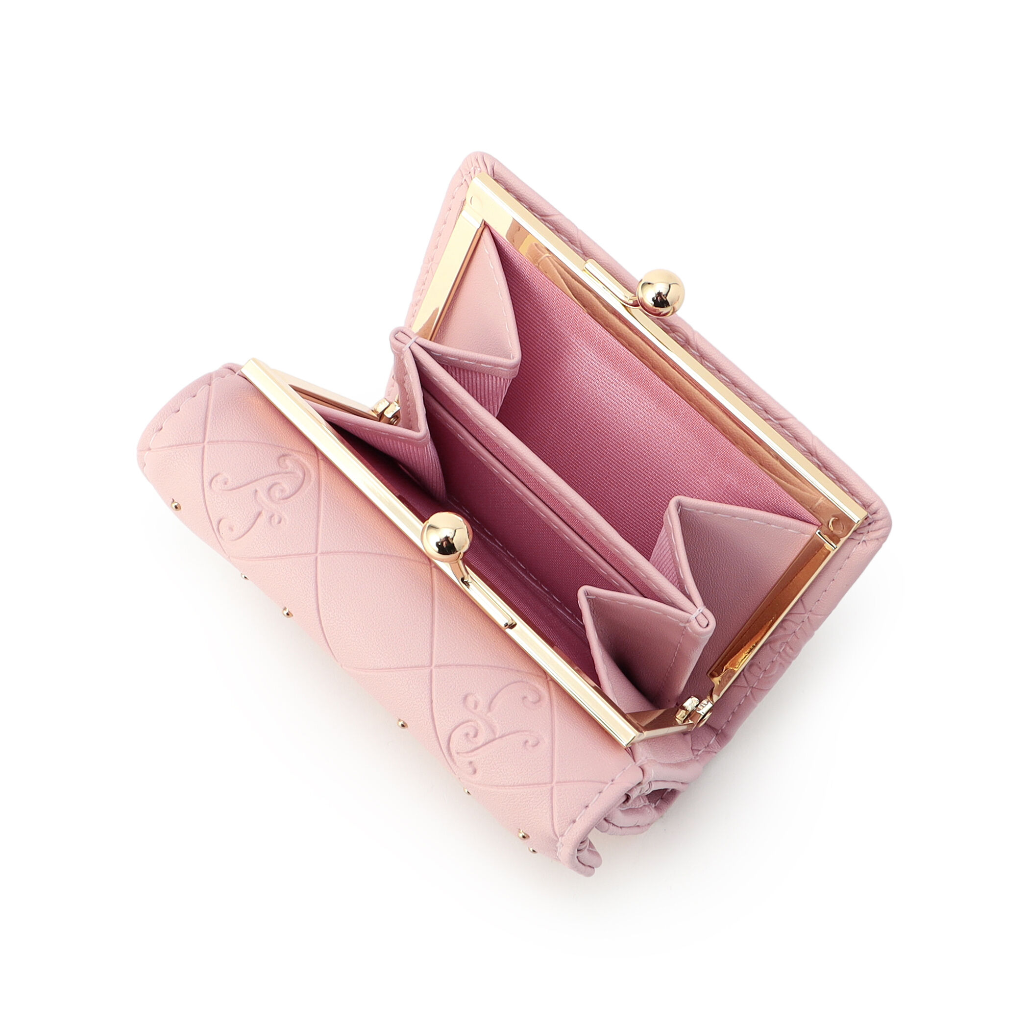 PAUL&JOE「口金ミニ財布／ロゴエンボス」|財布|