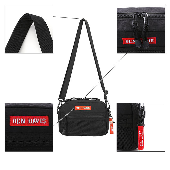 BACKYARD FAMILY「通販 ベンデイビス ショルダーバッグ メンズ レディース 斜めがけ 大人 2way ポーチ」|ショルダー・メッセンジャー|