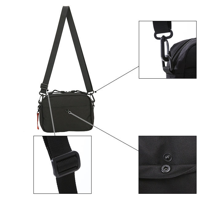 BACKYARD FAMILY「通販 ベンデイビス ショルダーバッグ メンズ レディース 斜めがけ 大人 2way ポーチ」|ショルダー・メッセンジャー|