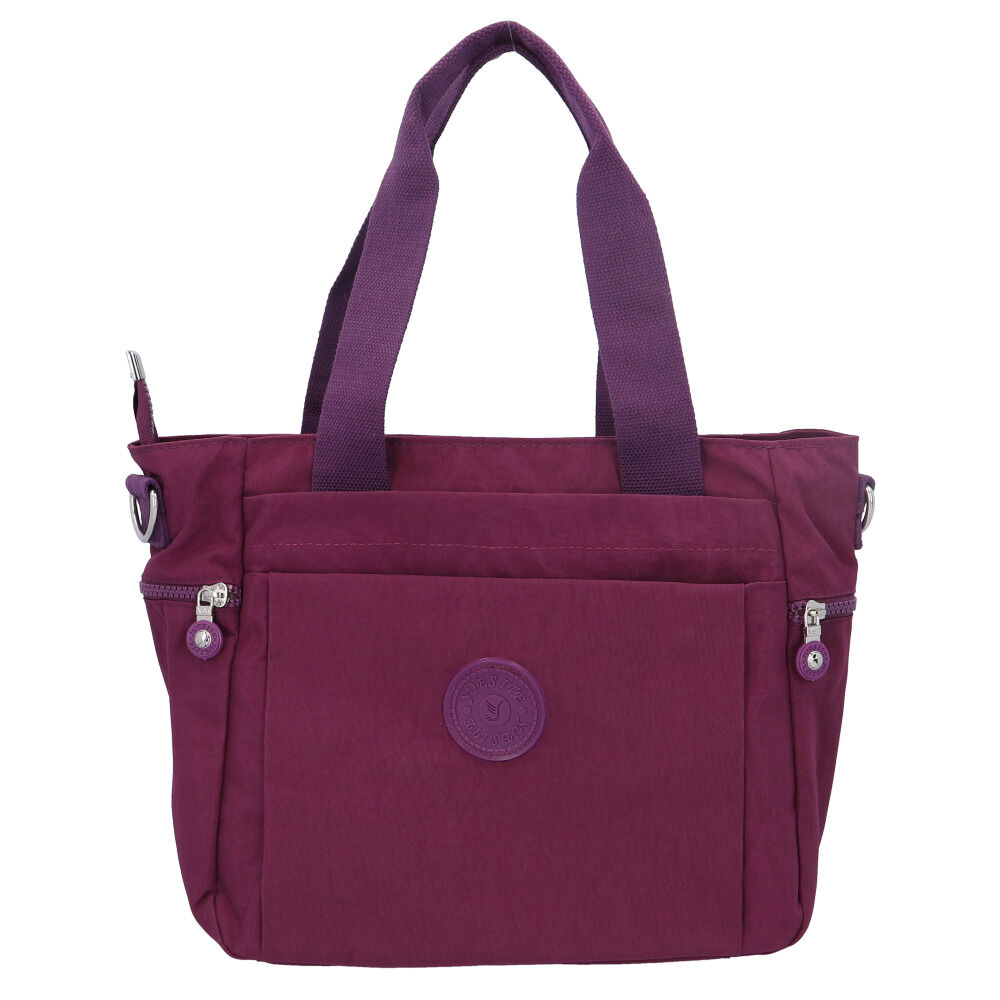 BACKYARD FAMILY「トートバッグ レディース 大きめ 通販 トートバック ナイロン 肩掛け ママバッグ マザーズバッグ」|トートバッグ|パープル1