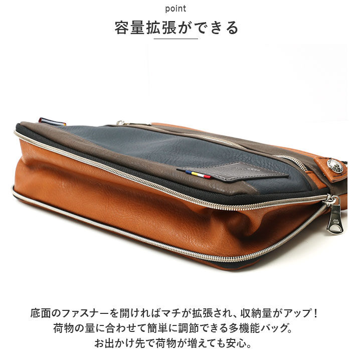 BACKYARD FAMILY「ショルダーバッグ 小さめ 斜めがけ メンズ 通販 ショルダーバック 2way クラッチバッグ」|ショルダー・メッセンジャー|