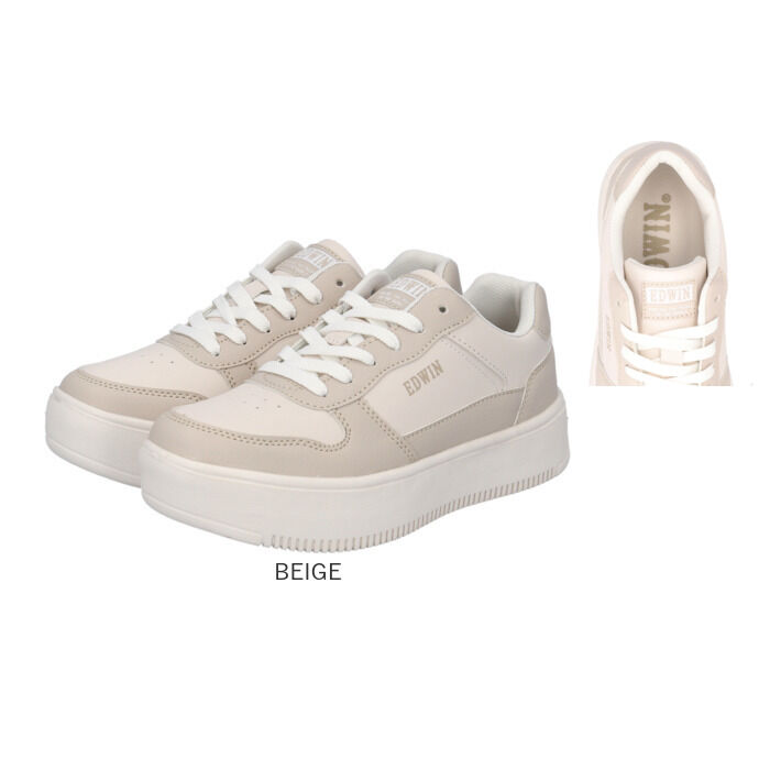 BACKYARD FAMILY「EDWIN スニーカー EDW4324 エドウィン 通販 レディース ローカットスニーカー 軽量」|スリッポン|